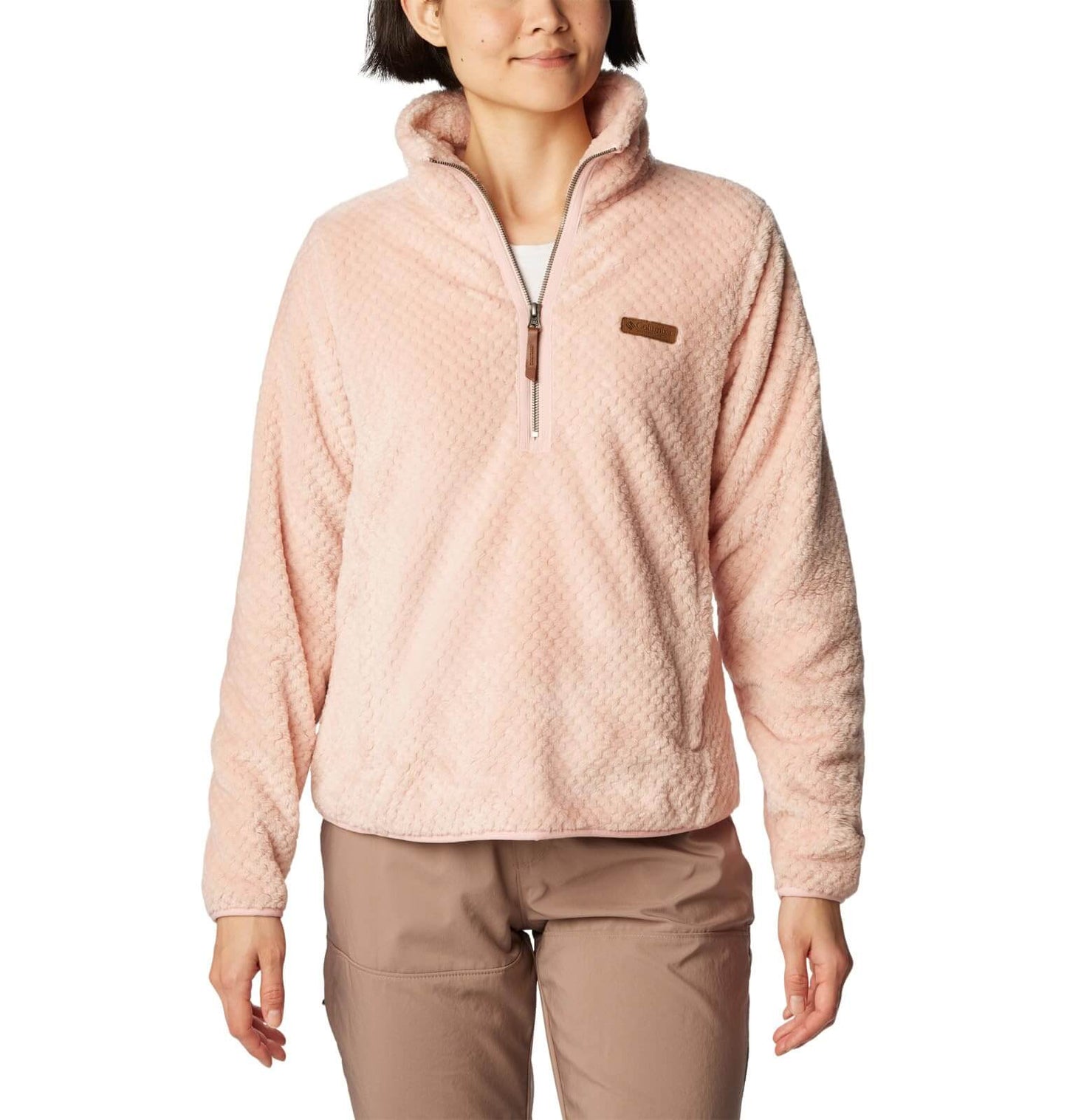 Image of Columbia Women's Fire Side Sherpa 1/4 Zip, a Jacket available for $70.69 Buy now and save at Adventure Travel Gear