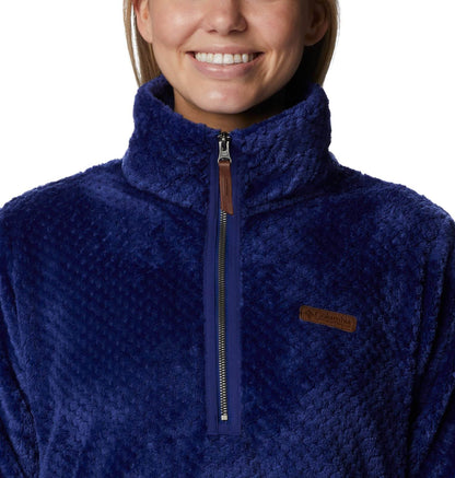 Image of Columbia Women's Fire Side Sherpa 1/4 Zip, a Jacket available for $118.90 Buy now and save at Adventure Travel Gear