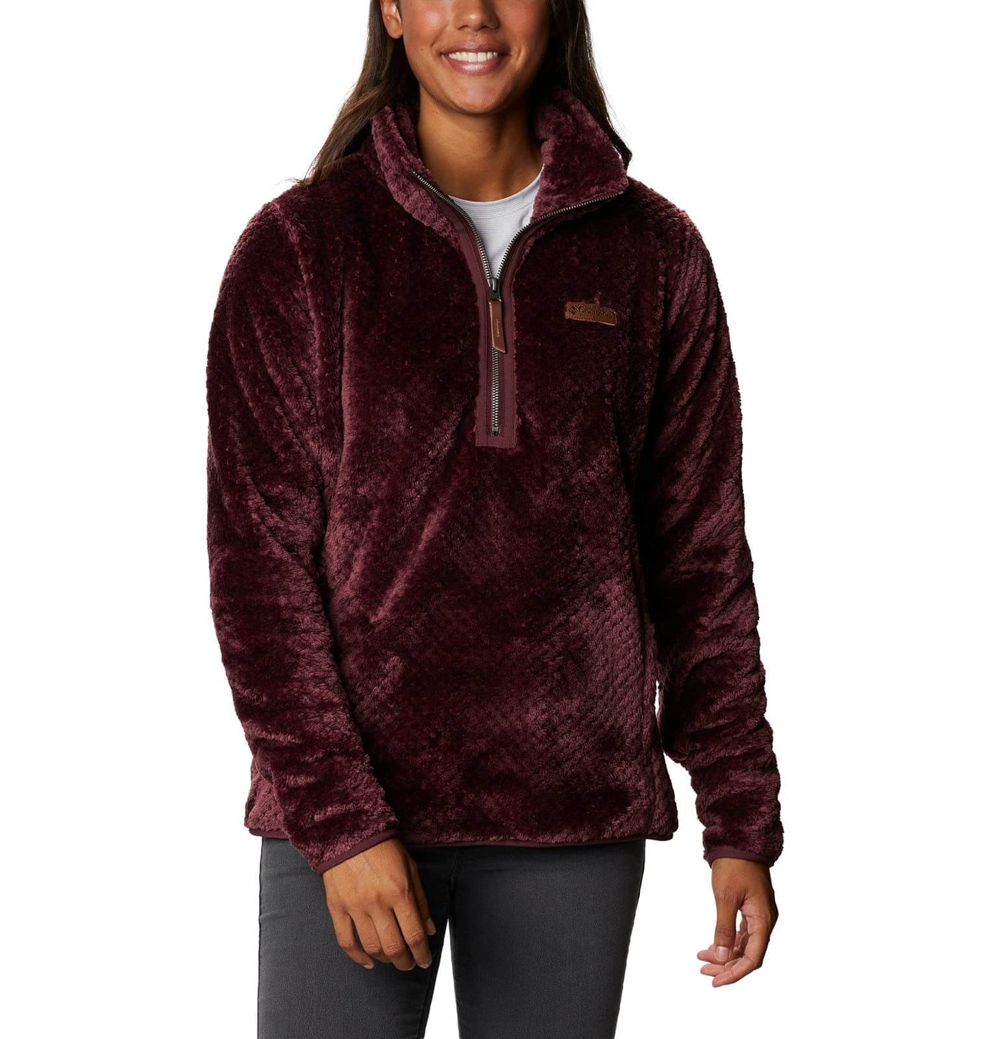 Image of Columbia Women's Fire Side Sherpa 1/4 Zip, a Jacket available for $70.69 Buy now and save at Adventure Travel Gear