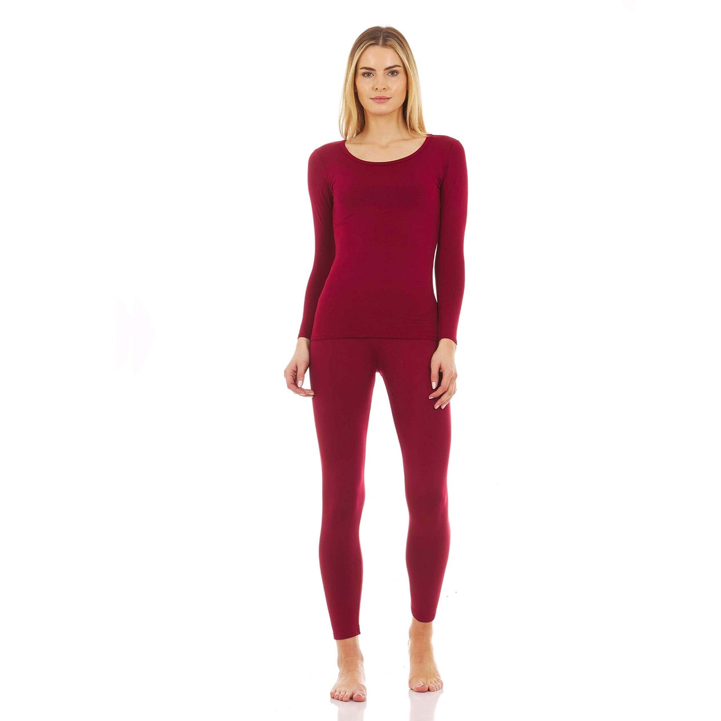 Image of Thermajane Long Johns Thermal Underwear for Women Fleece Lined Base Layer, a Women's Base Layer Set available for $43.49 Buy now and save at Adventure Travel Gear