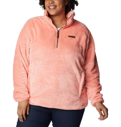 Image of Columbia Women's Fire Side Sherpa 1/4 Zip, a Jacket available for $70.69 Buy now and save at Adventure Travel Gear