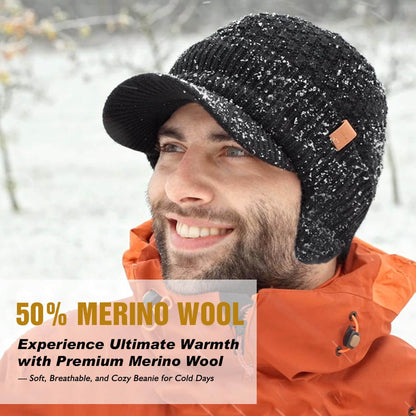 Image of TOP-EX Merino Wool Waterproof All Weather Brim Beanie, a Beanie available for $48.71 Buy now and save at Adventure Travel Gear