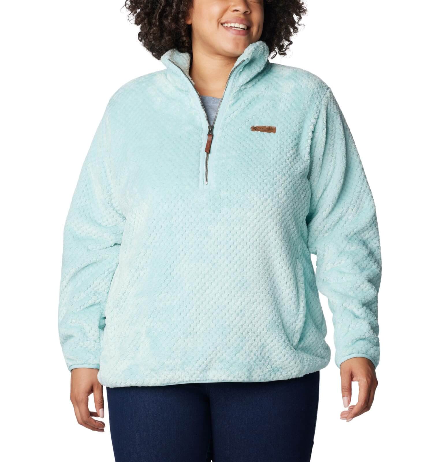 Image of Columbia Women's Fire Side Sherpa 1/4 Zip, a Jacket available for $70.69 Buy now and save at Adventure Travel Gear