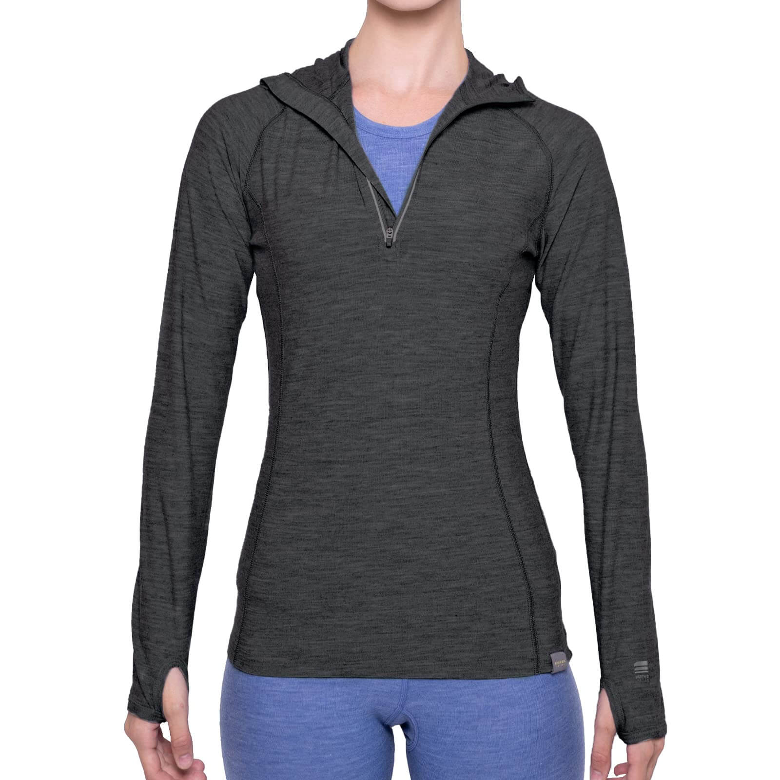 Image of MERIWOOL Women’s Base Layer Hoodie Lightweight Merino Wool Long Sleeve Thermal, a Women's Base Layer Hoodie available for $92.80 Buy now and save at Adventure Travel Gear