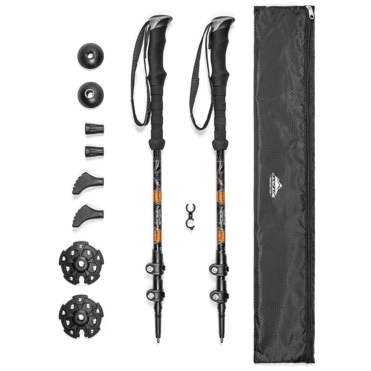 Image of Cascade Mountain Tech Lightweight Aircraft-Grade Aluminum Trekking Poles, a Hiking Poles available for $36.24 Buy now and save at Adventure Travel Gear