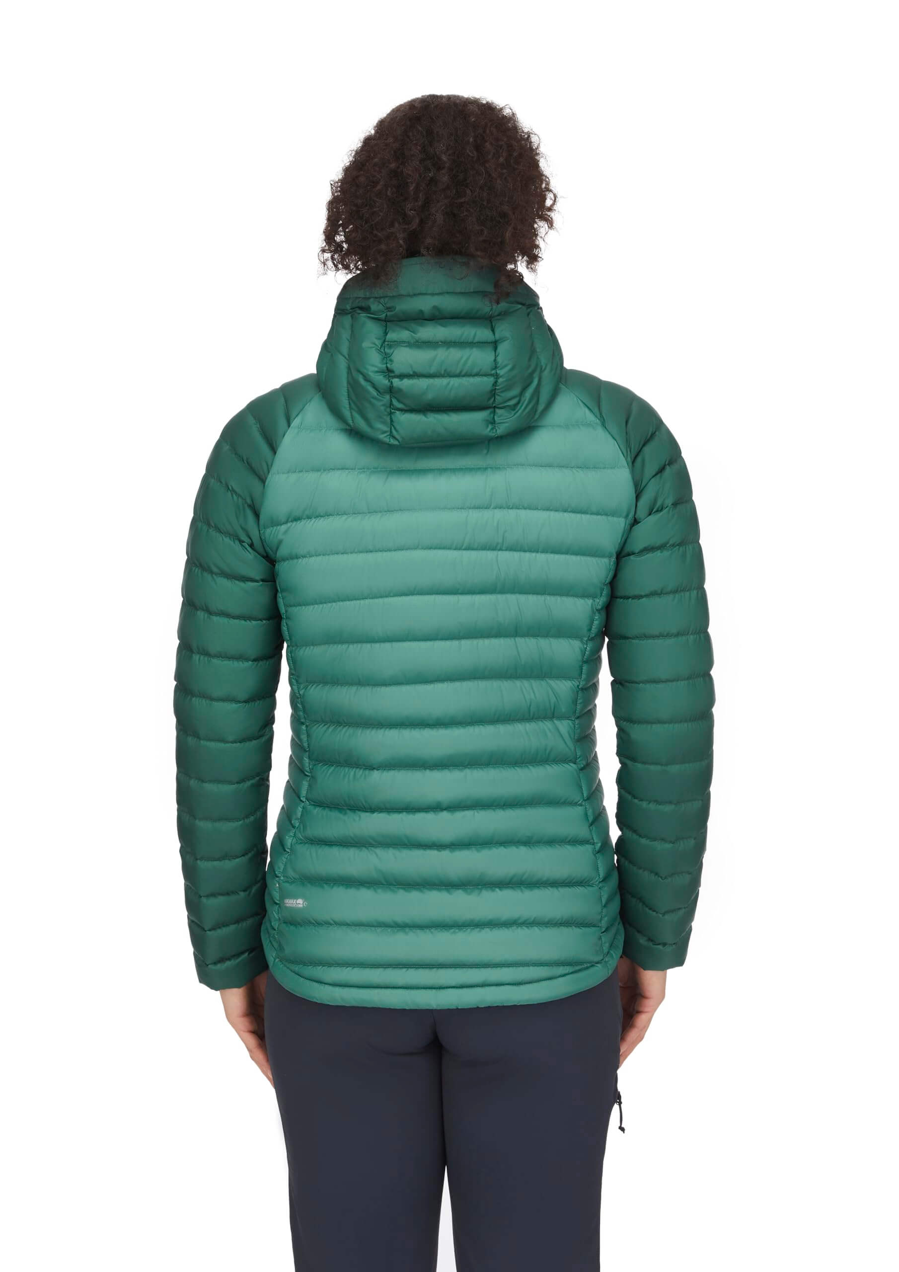 Image of Rab Women's Microlight Alpine 700-Fill Down Hooded Puffer Jacket for Hiking & Skiing, a Puffer Jacket available for $427.75 Buy now and save at Adventure Travel Gear