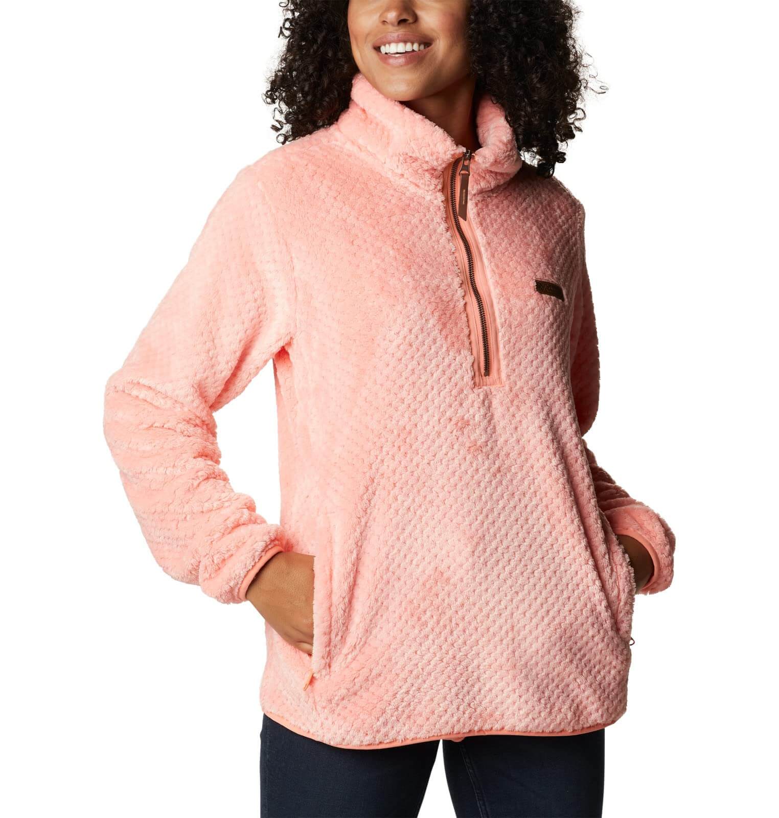 Image of Columbia Women's Fire Side Sherpa 1/4 Zip, a Jacket available for $70.69 Buy now and save at Adventure Travel Gear