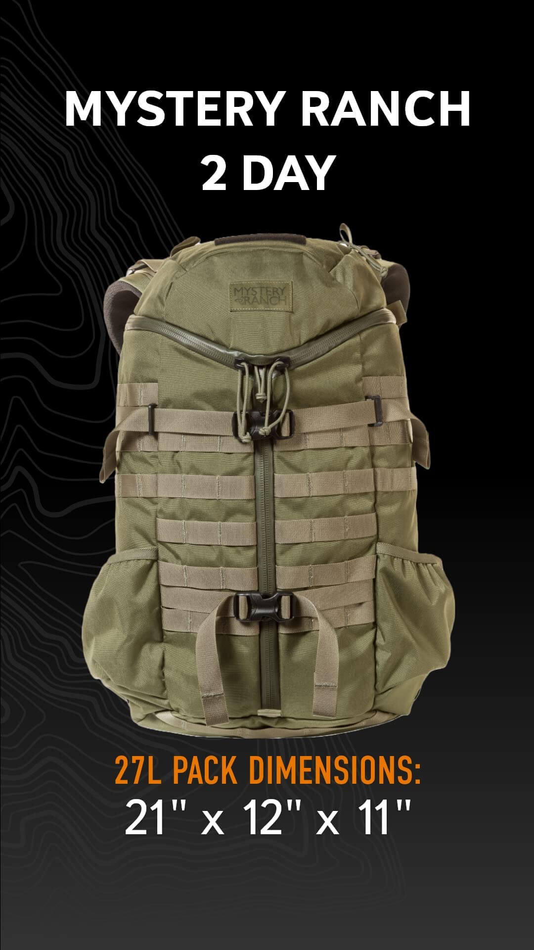 Image of Mystery Ranch 2 Day Backpack - Tactical Daypack, a backpack available for $332.05 Buy now and save at Adventure Travel Gear