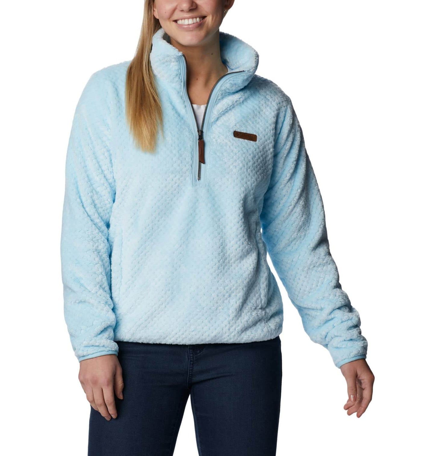 Image of Columbia Women's Fire Side Sherpa 1/4 Zip, a Jacket available for $70.69 Buy now and save at Adventure Travel Gear