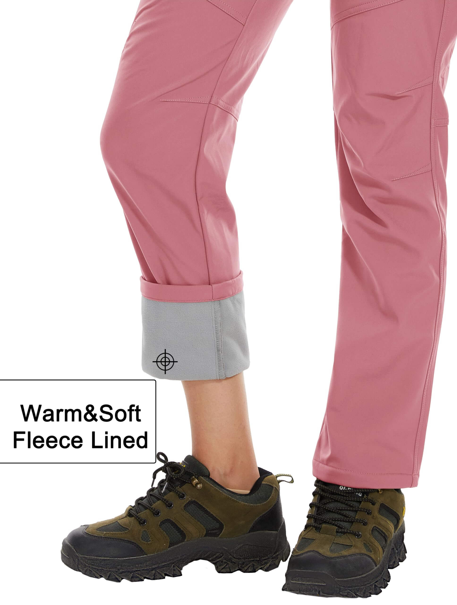 Image of Women's Fleece Lined Waterproof Insulated Softshell Pants, a Pants available for $65.22 Buy now and save at Adventure Travel Gear