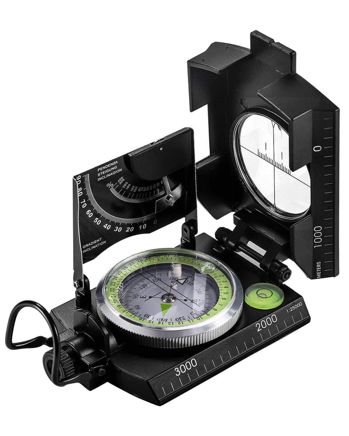 Image of Eyeskey Multifunctional Military Sighting Navigation Compass with Inclinometer, a Magnetic Navigational Compasses available for $40.59 Buy now and save at Adventure Travel Gear