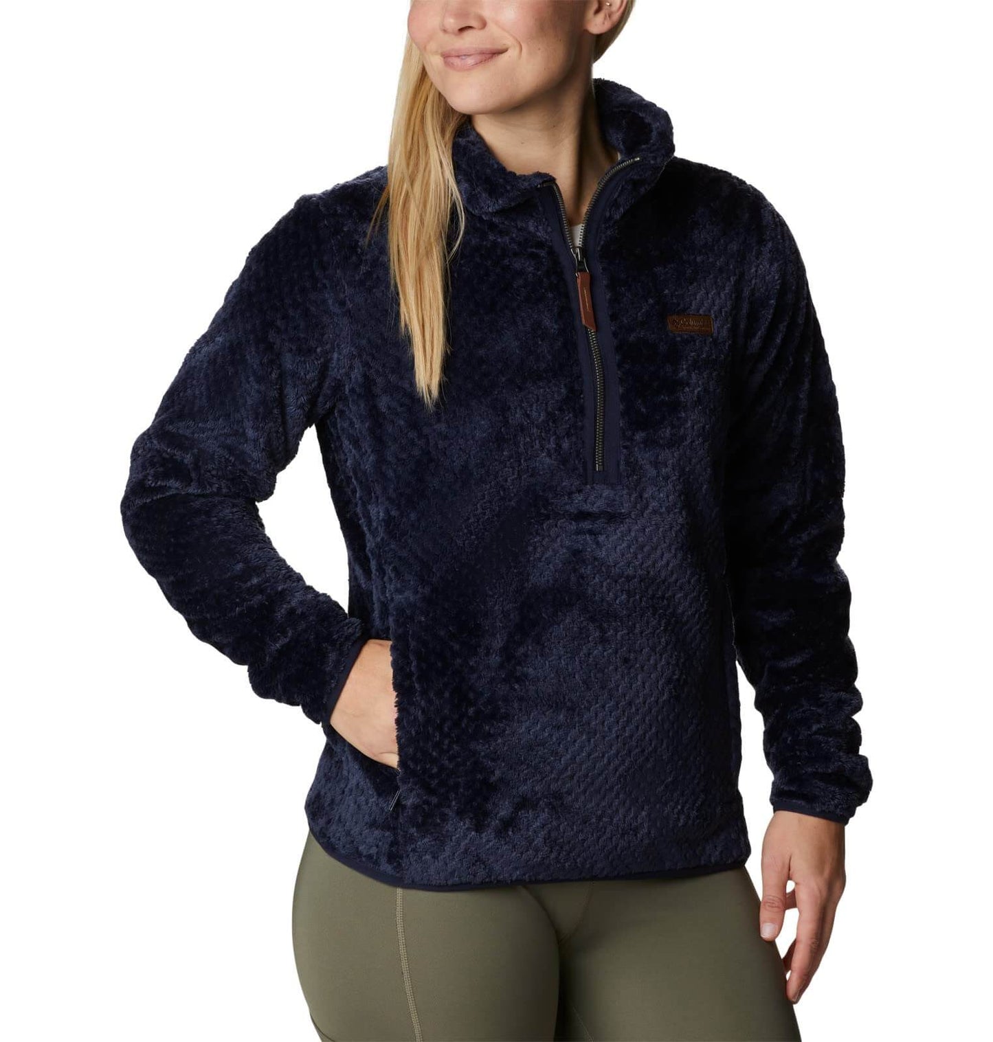 Image of Columbia Women's Fire Side Sherpa 1/4 Zip, a Jacket available for $70.69 Buy now and save at Adventure Travel Gear