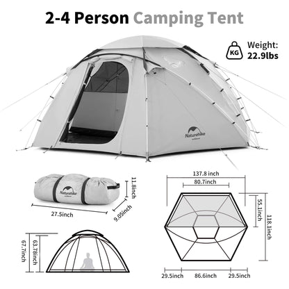 Image of Naturehike Aries 4 Season Dome Tent, Hot Tent with Stove Jack, a Tent available for $520.55 Buy now and save at Adventure Travel Gear