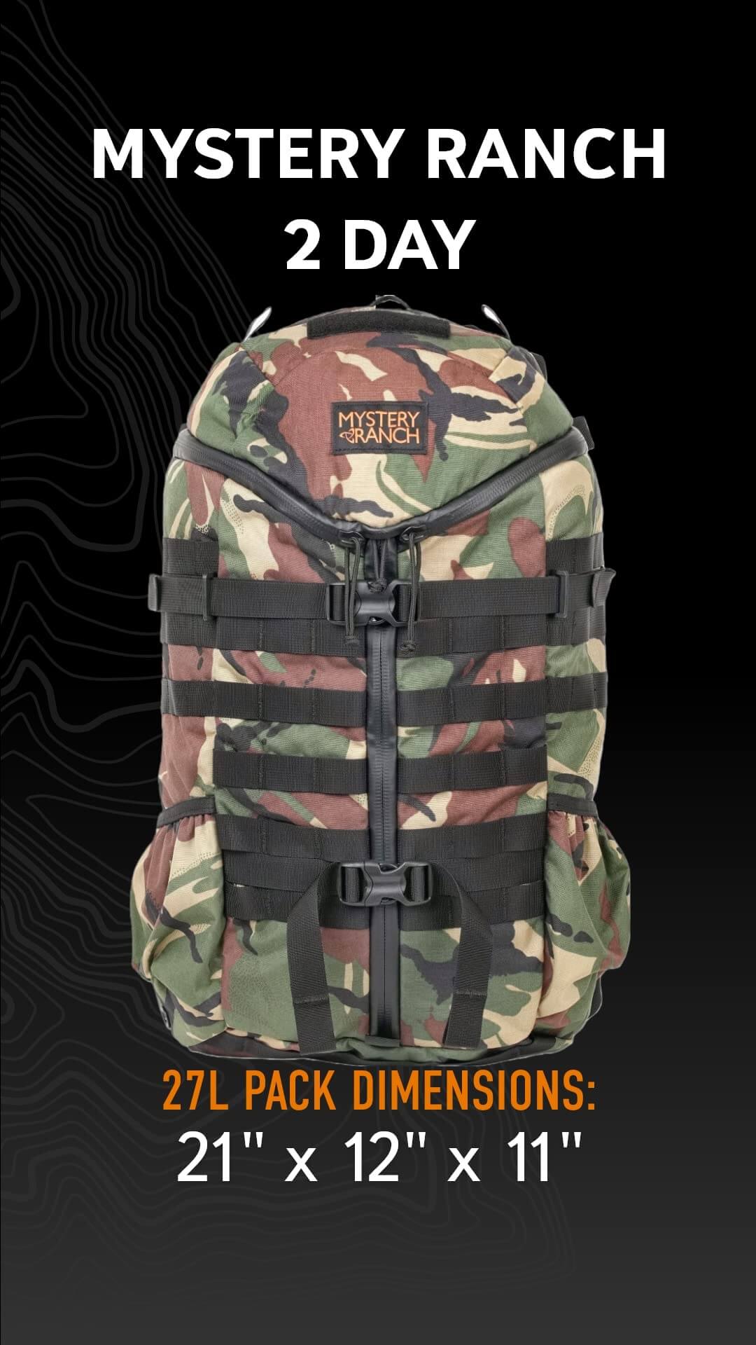 Image of Mystery Ranch 2 Day Backpack - Tactical Daypack, a backpack available for $332.05 Buy now and save at Adventure Travel Gear