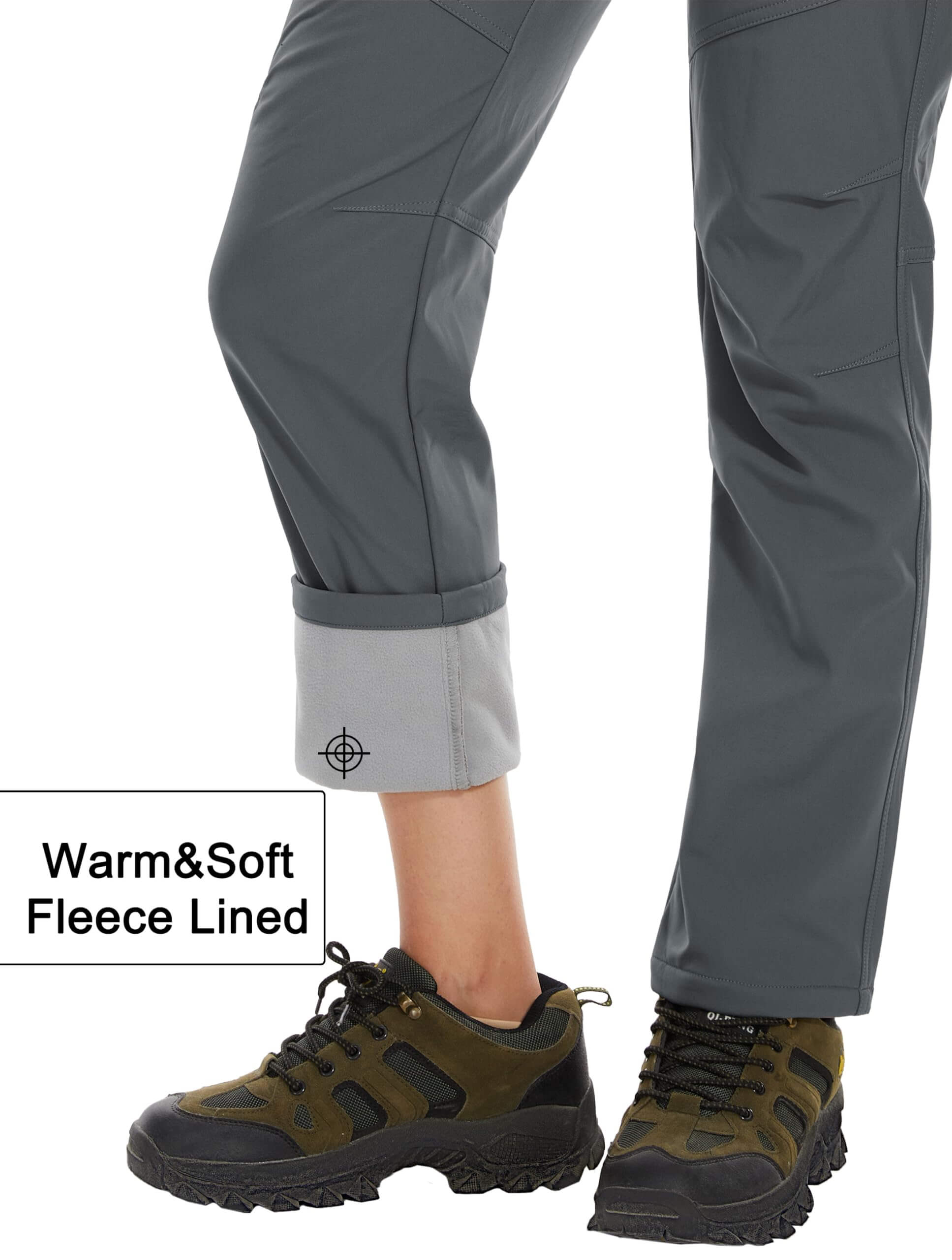 Image of Women's Fleece Lined Waterproof Insulated Softshell Pants, a Pants available for $65.22 Buy now and save at Adventure Travel Gear