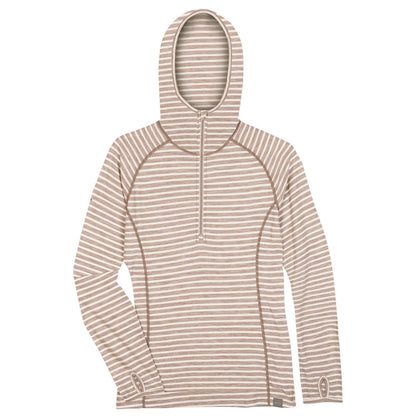 Image of MERIWOOL Women’s Base Layer Hoodie Lightweight Merino Wool Long Sleeve Thermal, a Women's Base Layer Hoodie available for $92.80 Buy now and save at Adventure Travel Gear