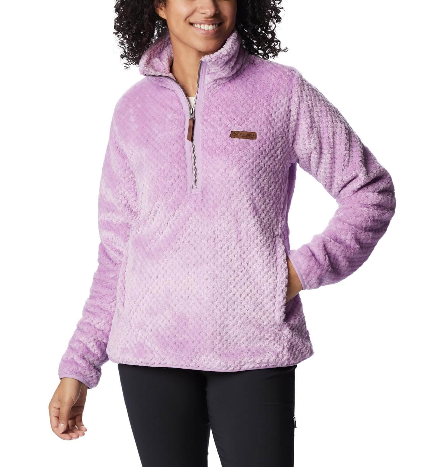 Image of Columbia Women's Fire Side Sherpa 1/4 Zip, a Jacket available for $70.69 Buy now and save at Adventure Travel Gear