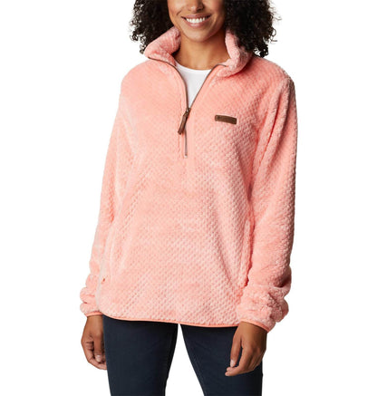 Image of Columbia Women's Fire Side Sherpa 1/4 Zip, a Jacket available for $70.69 Buy now and save at Adventure Travel Gear