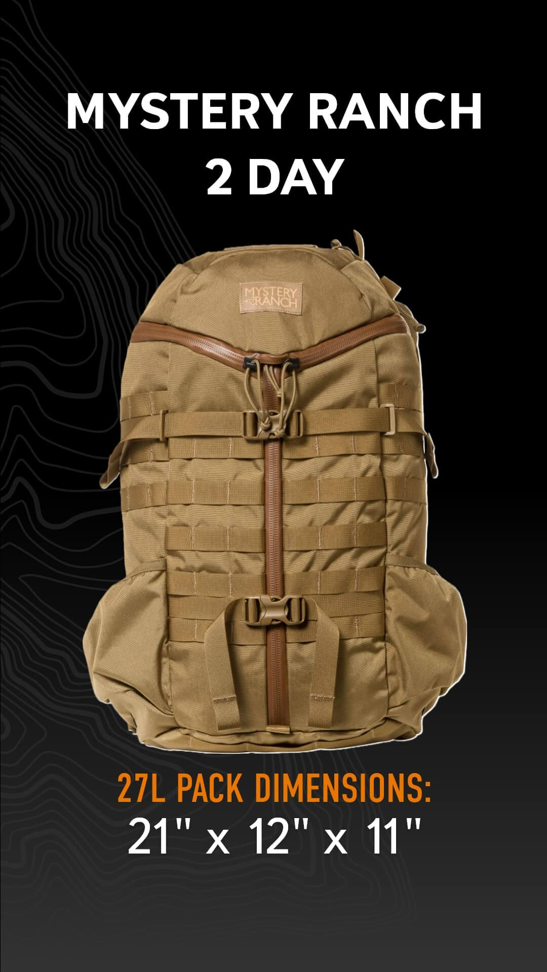 Image of Mystery Ranch 2 Day Backpack - Tactical Daypack, a backpack available for $332.05 Buy now and save at Adventure Travel Gear