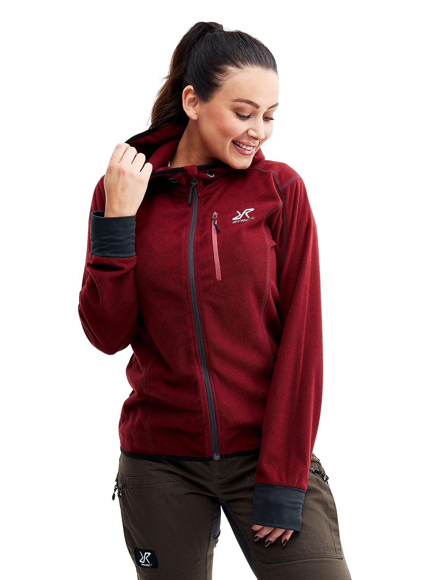 Image of RevolutionRace Women's Trekker Hoodie, Fleece Jacket Great for Hiking and Outdoor Adventures, a Jacket available for $85.55 Buy now and save at Adventure Travel Gear