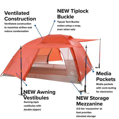 Image of Big Agnes Copper Spur HV UL - Ultralight Backpacking Tent, a Tent available for $461.06 Buy now and save at Adventure Travel Gear