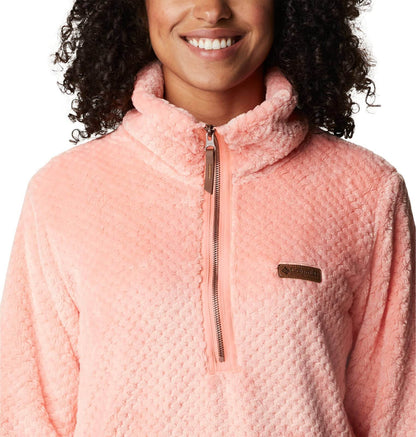 Image of Columbia Women's Fire Side Sherpa 1/4 Zip, a Jacket available for $70.69 Buy now and save at Adventure Travel Gear