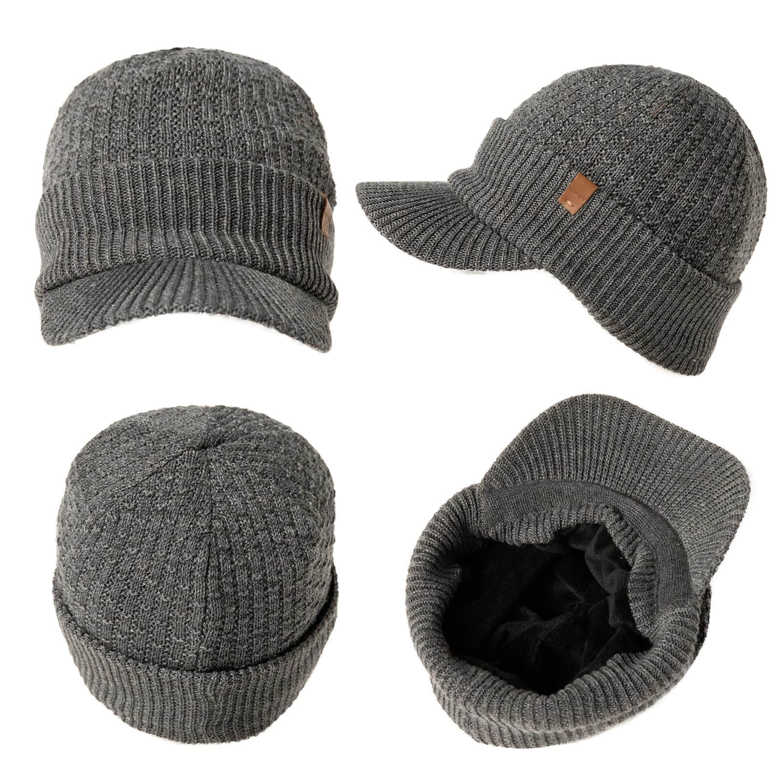 Image of TOP-EX Merino Wool Waterproof All Weather Brim Beanie, a Beanie available for $48.71 Buy now and save at Adventure Travel Gear