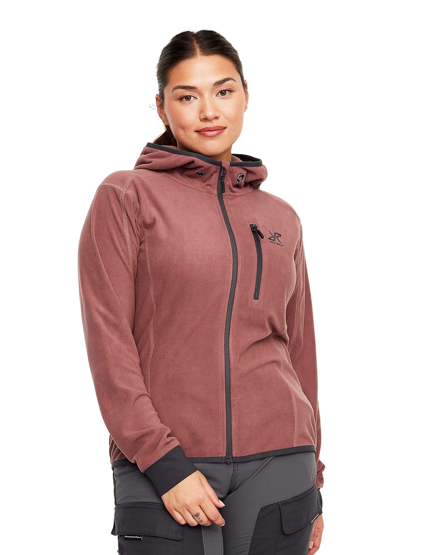 Image of RevolutionRace Women's Trekker Hoodie, Fleece Jacket Great for Hiking and Outdoor Adventures, a Jacket available for $85.55 Buy now and save at Adventure Travel Gear