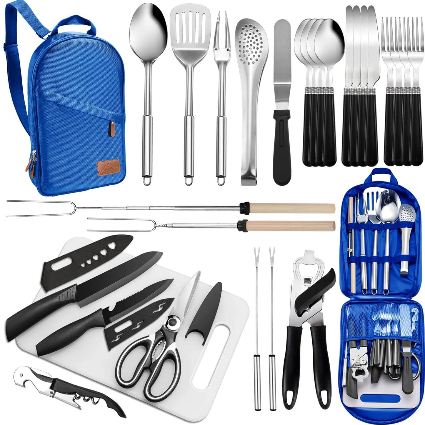 Image of Freehiker Portable Camping Kitchen Utensil Set-27 Piece, a Camping Kitchen Utensil Set available for $72.49 Buy now and save at Adventure Travel Gear