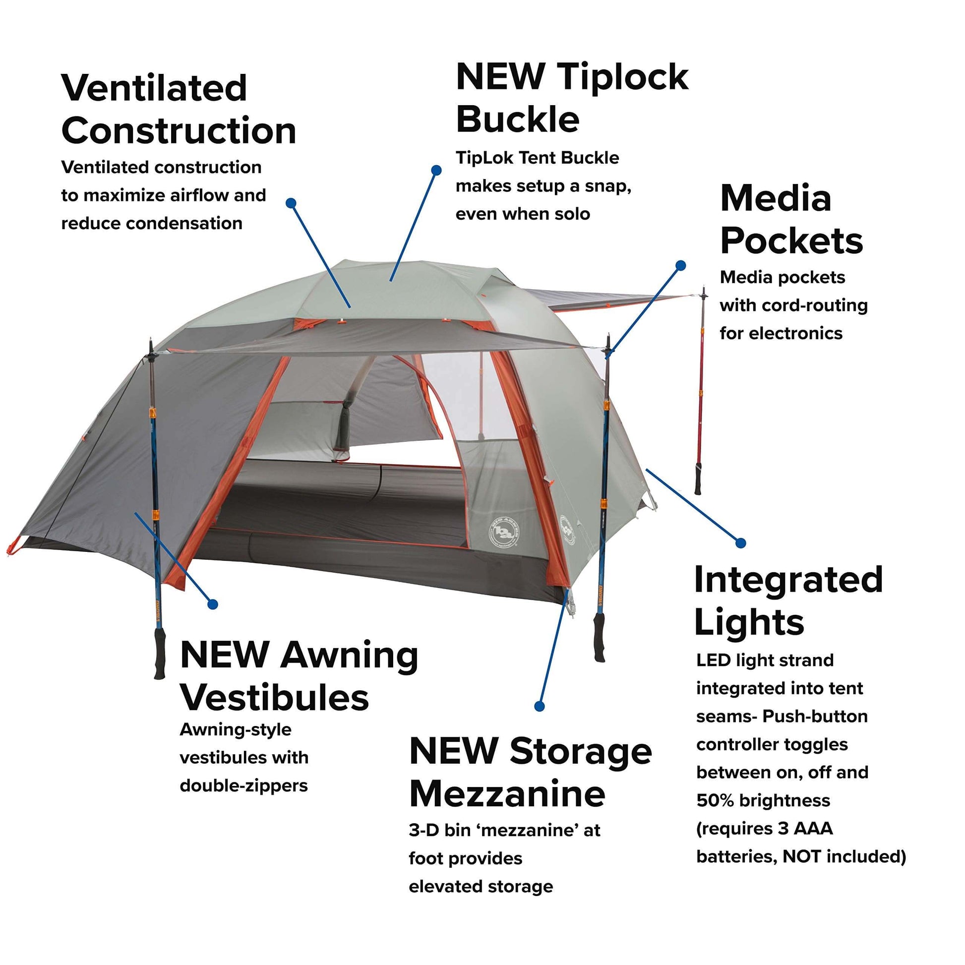 Image of Big Agnes Copper Spur HV UL - Ultralight Backpacking Tent, a Tent available for $461.06 Buy now and save at Adventure Travel Gear