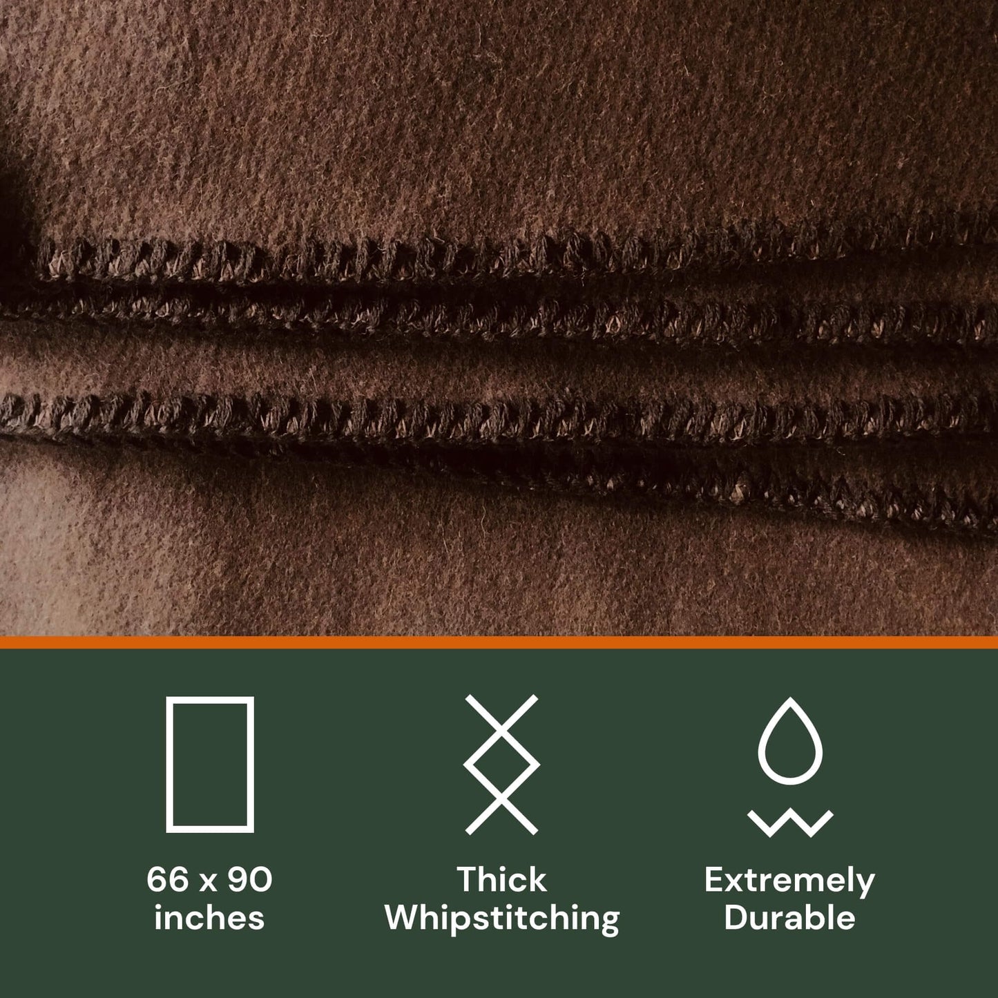 Image of Woolly Mammoth Merino Wool Blanket - Large 66" x 90", Camp Blanket, a Camping Blanket available for $101.49 Buy now and save at Adventure Travel Gear