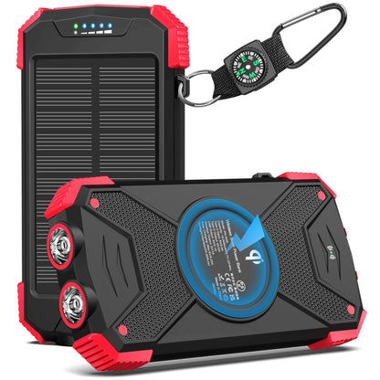 Image of BLAVOR Solar Charger Power Bank 10,000mAh, Portable Wireless Charger, a Wireless Charger available for $43.49 Buy now and save at Adventure Travel Gear