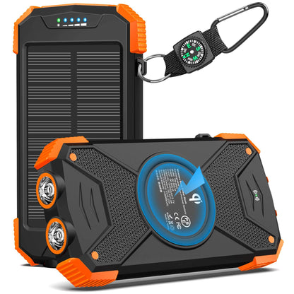 Image of BLAVOR Solar Charger Power Bank 10,000mAh, Portable Wireless Charger, a Wireless Charger available for $43.49 Buy now and save at Adventure Travel Gear