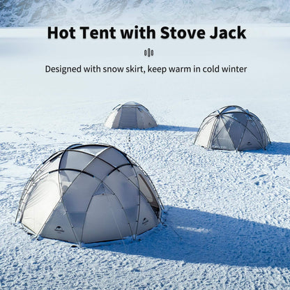 Image of Naturehike Aries 4 Season Dome Tent, Hot Tent with Stove Jack, a Tent available for $520.55 Buy now and save at Adventure Travel Gear