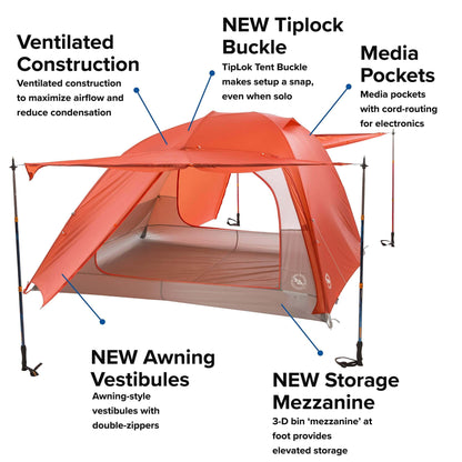 Image of Big Agnes Copper Spur HV UL - Ultralight Backpacking Tent, a Tent available for $461.06 Buy now and save at Adventure Travel Gear