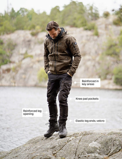 Image of RevolutionRace Men’s RVRC GP Pants, Durable Pants, a Pants available for $200.97 Buy now and save at Adventure Travel Gear