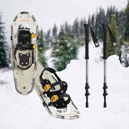 Image of Retrospec Drifter 21/25/30 Inch Snowshoes & Trekking Poles Bundle, a Snowshoes available for $130.49 Buy now and save at Adventure Travel Gear