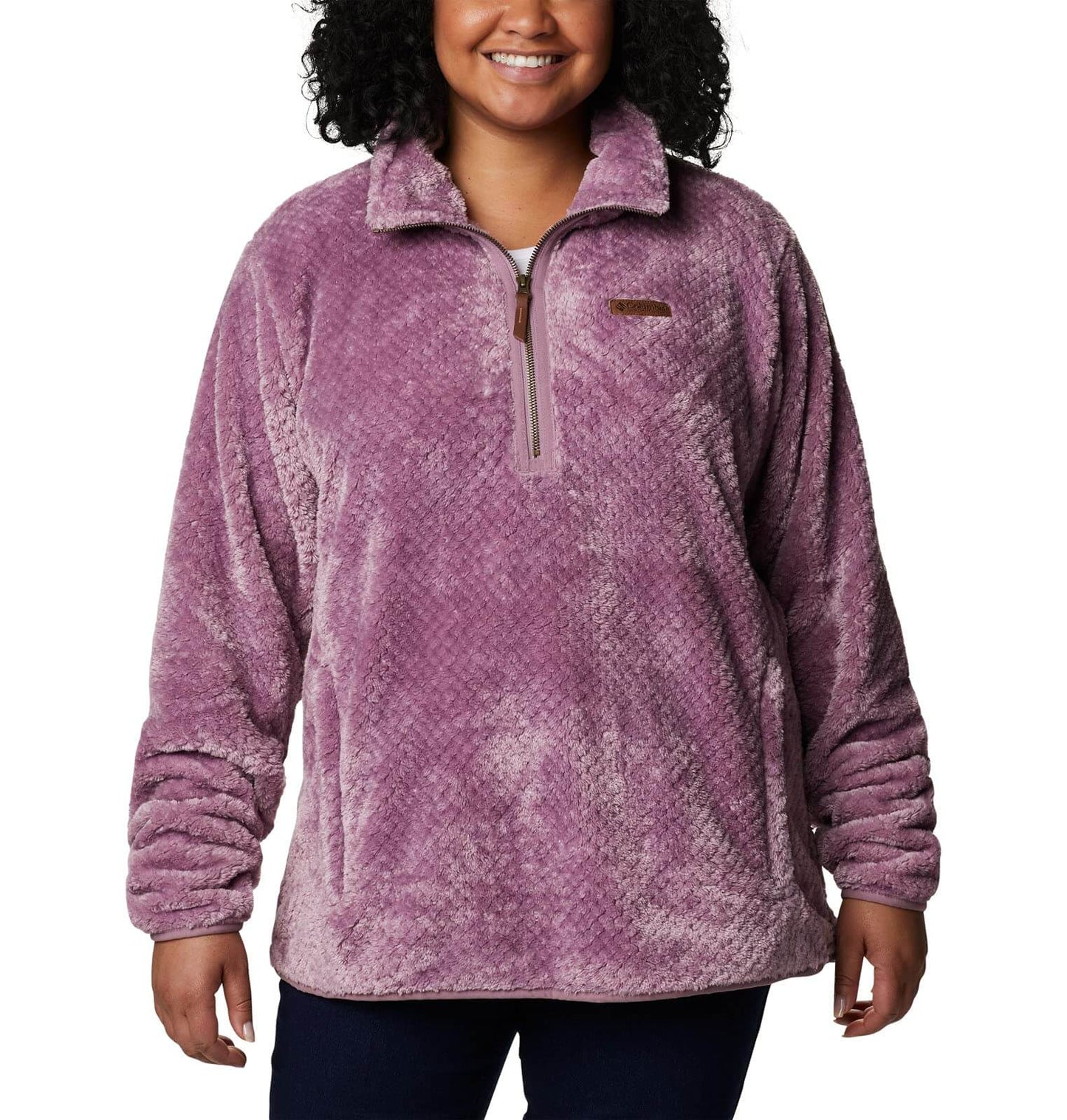 Image of Columbia Women's Fire Side Sherpa 1/4 Zip, a Jacket available for $70.69 Buy now and save at Adventure Travel Gear