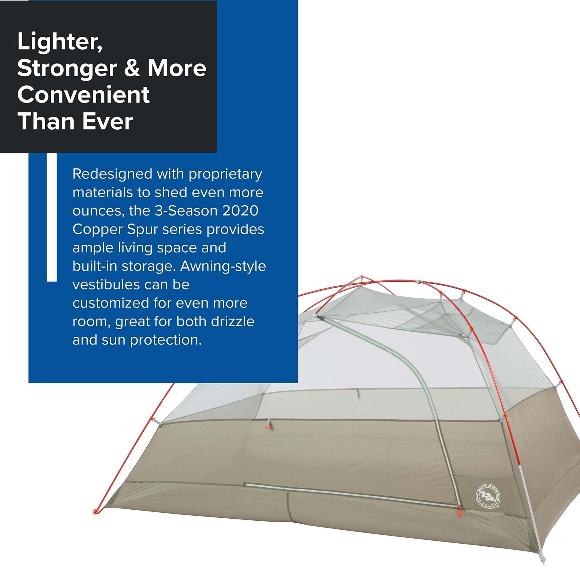 Image of Big Agnes Copper Spur HV UL - Ultralight Backpacking Tent, a Tent available for $461.06 Buy now and save at Adventure Travel Gear