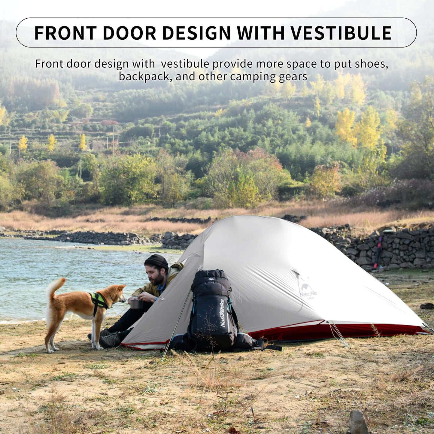 Image of Naturehike Cloud-Up 2 Person Tent Lightweight Backpacking Tent, a Tent available for $230.55 Buy now and save at Adventure Travel Gear