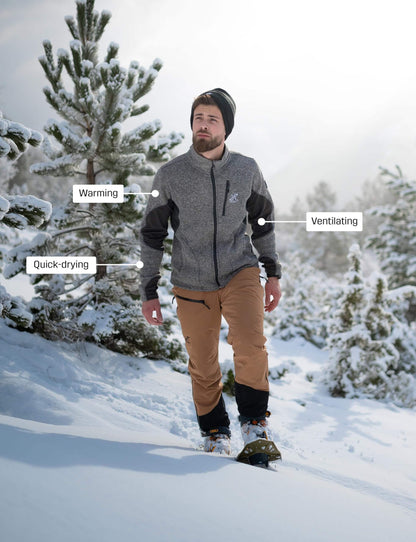 Image of RevolutionRace Men's Fusion Fleece, Fleece Jacket Perfect for Hiking, a Jacket available for $114.55 Buy now and save at Adventure Travel Gear