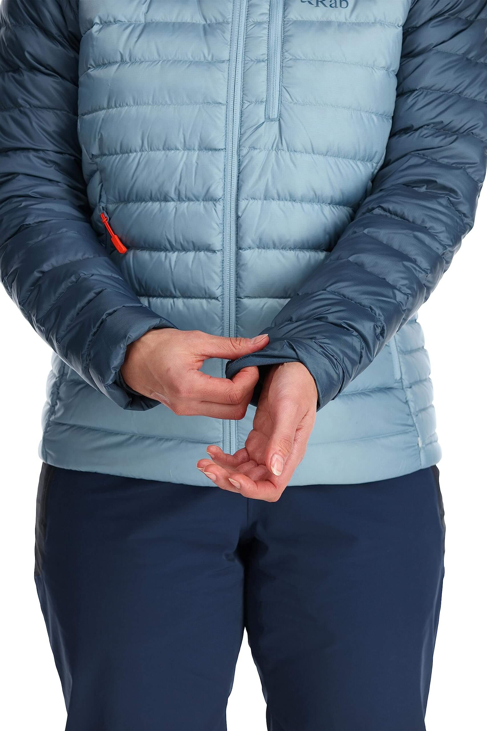 Image of Rab Women's Microlight Alpine 700-Fill Down Hooded Puffer Jacket for Hiking & Skiing, a Puffer Jacket available for $427.75 Buy now and save at Adventure Travel Gear