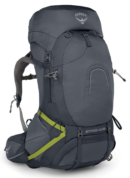 Image of Osprey Atmos AG 65 Men's Backpacking Backpack, a backpack available for $391.36 Buy now and save at Adventure Travel Gear