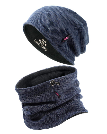 Image of Winter Beanie Skull Cap Neck Warmer Gaiter Set, a Beanie available for $28.99 Buy now and save at Adventure Travel Gear