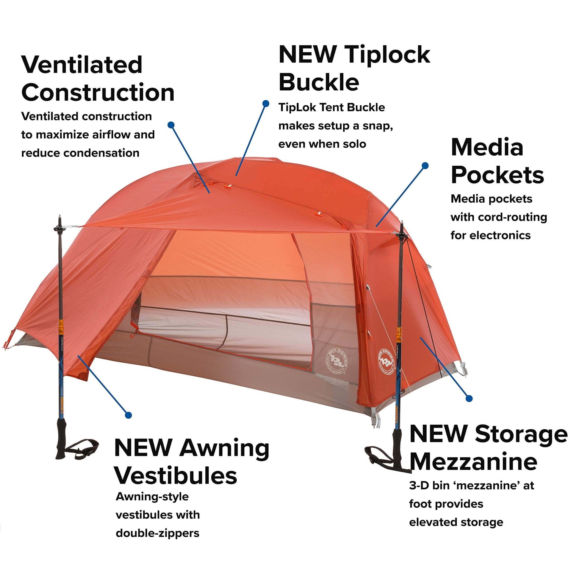 Image of Big Agnes Copper Spur HV UL - Ultralight Backpacking Tent, a Tent available for $461.06 Buy now and save at Adventure Travel Gear