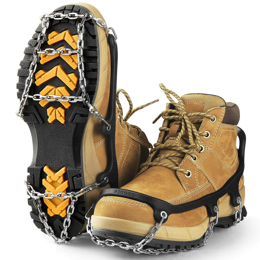 Image of Ice Cleats for Shoes and Boots Traction Cleats for Hiking Walking on Snow and Ice, a Traction Devices available for $36.24 Buy now and save at Adventure Travel Gear