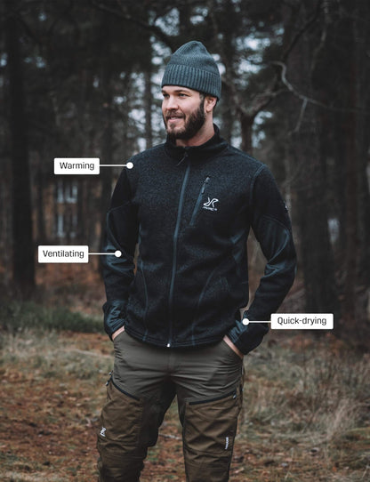 Image of RevolutionRace Men's Fusion Fleece, Fleece Jacket Perfect for Hiking, a Jacket available for $114.55 Buy now and save at Adventure Travel Gear