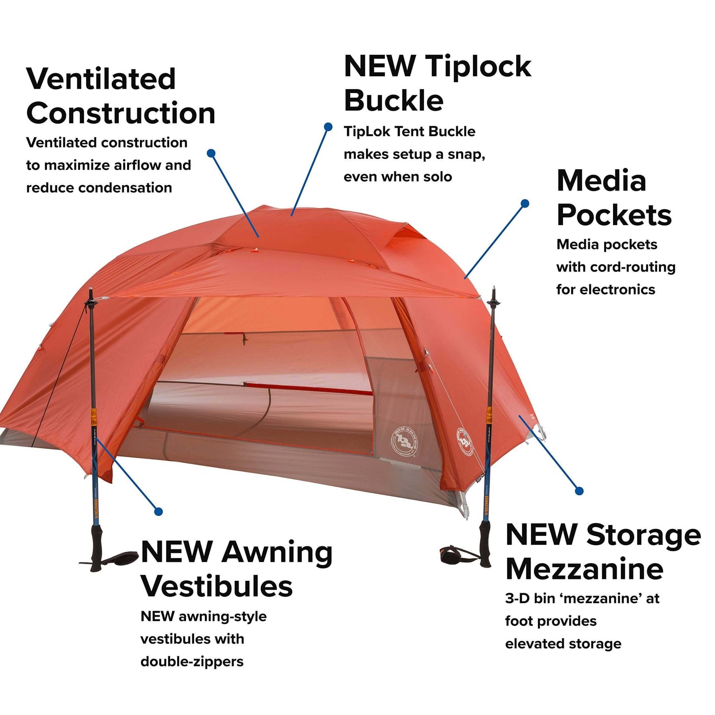 Image of Big Agnes Copper Spur HV UL - Ultralight Backpacking Tent, a Tent available for $461.06 Buy now and save at Adventure Travel Gear