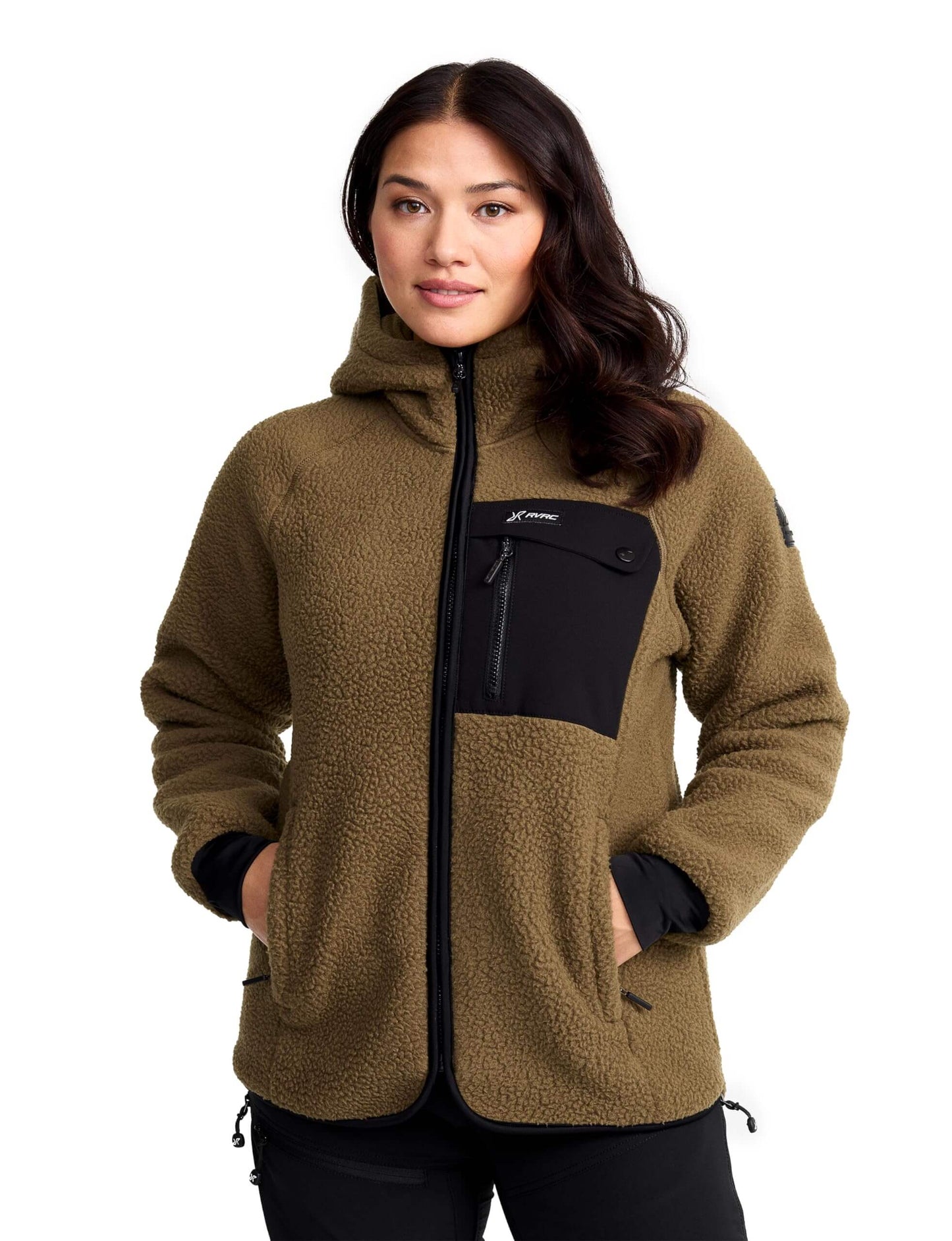 Image of RevolutionRace Sherpa Hoodie for Women, Fleece Jacket Perfect for Hiking and Outdoor Adventures, a Women's Fleece Jacket available for $152.25 Buy now and save at Adventure Travel Gear