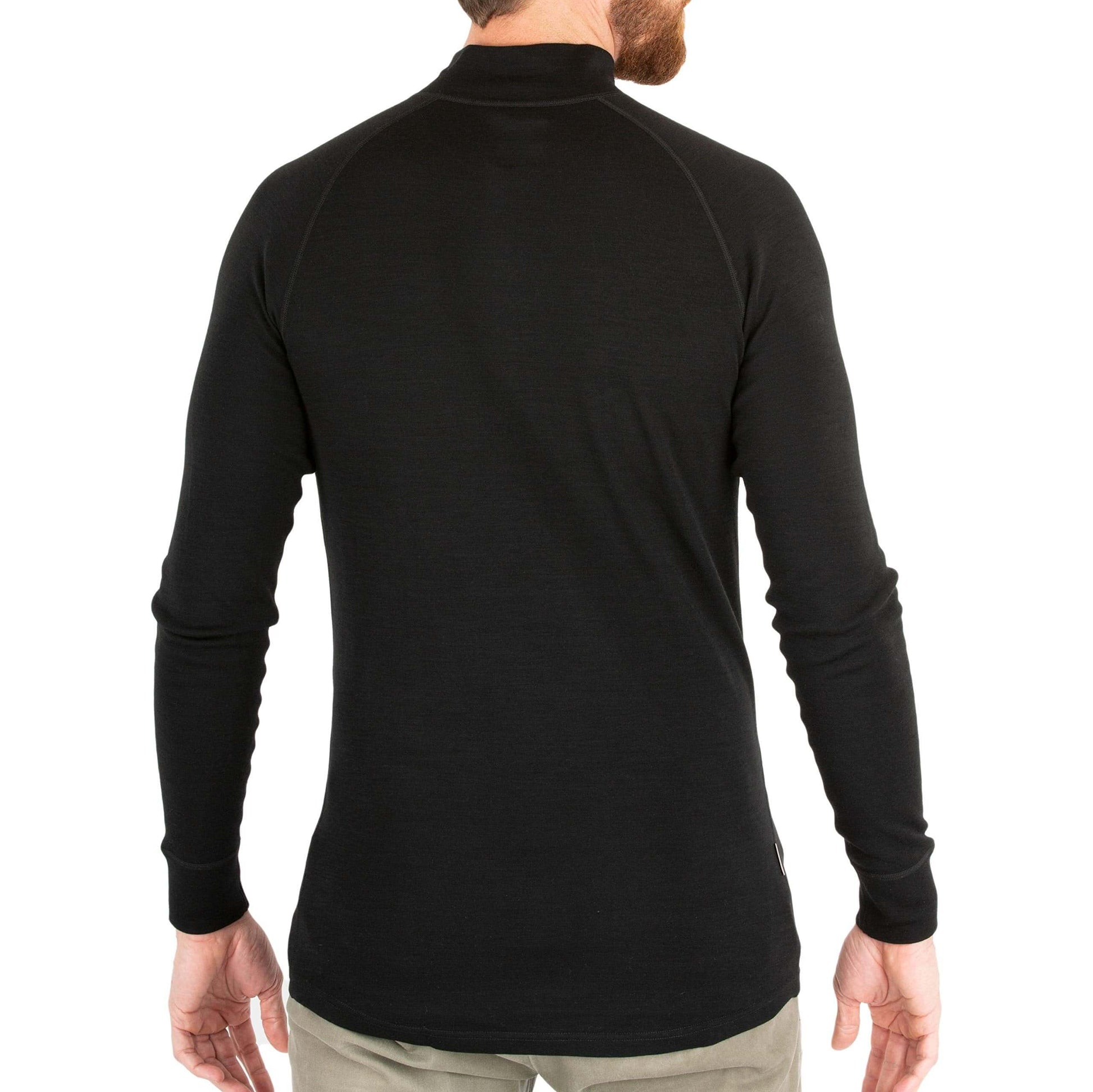 Image of MERIWOOL Mens Base Layer 100% Merino Wool Midweight 250g Half Zip Sweater for Men, a Men's Base Layer Sweater available for $131.95 Buy now and save at Adventure Travel Gear